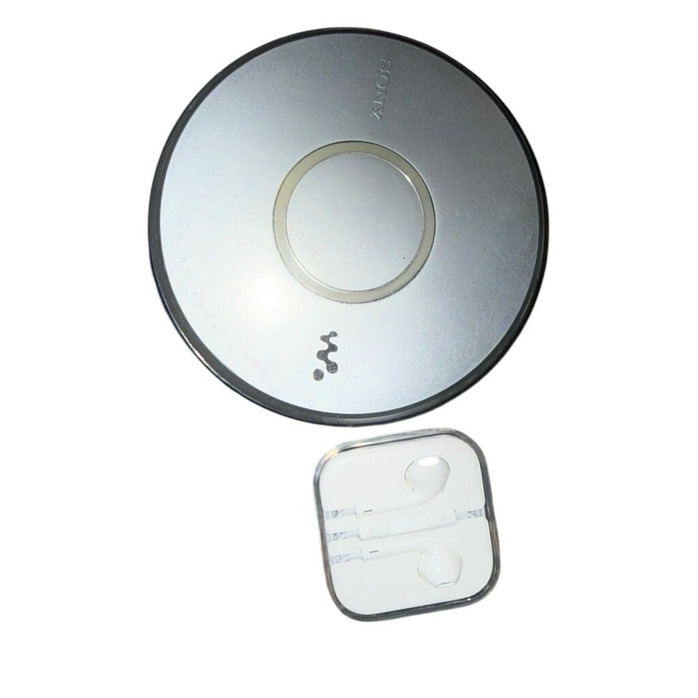 Sony D-EJ011 CD Walkman Portable CD Player + Apple 3.5mm EarPods Headphones
